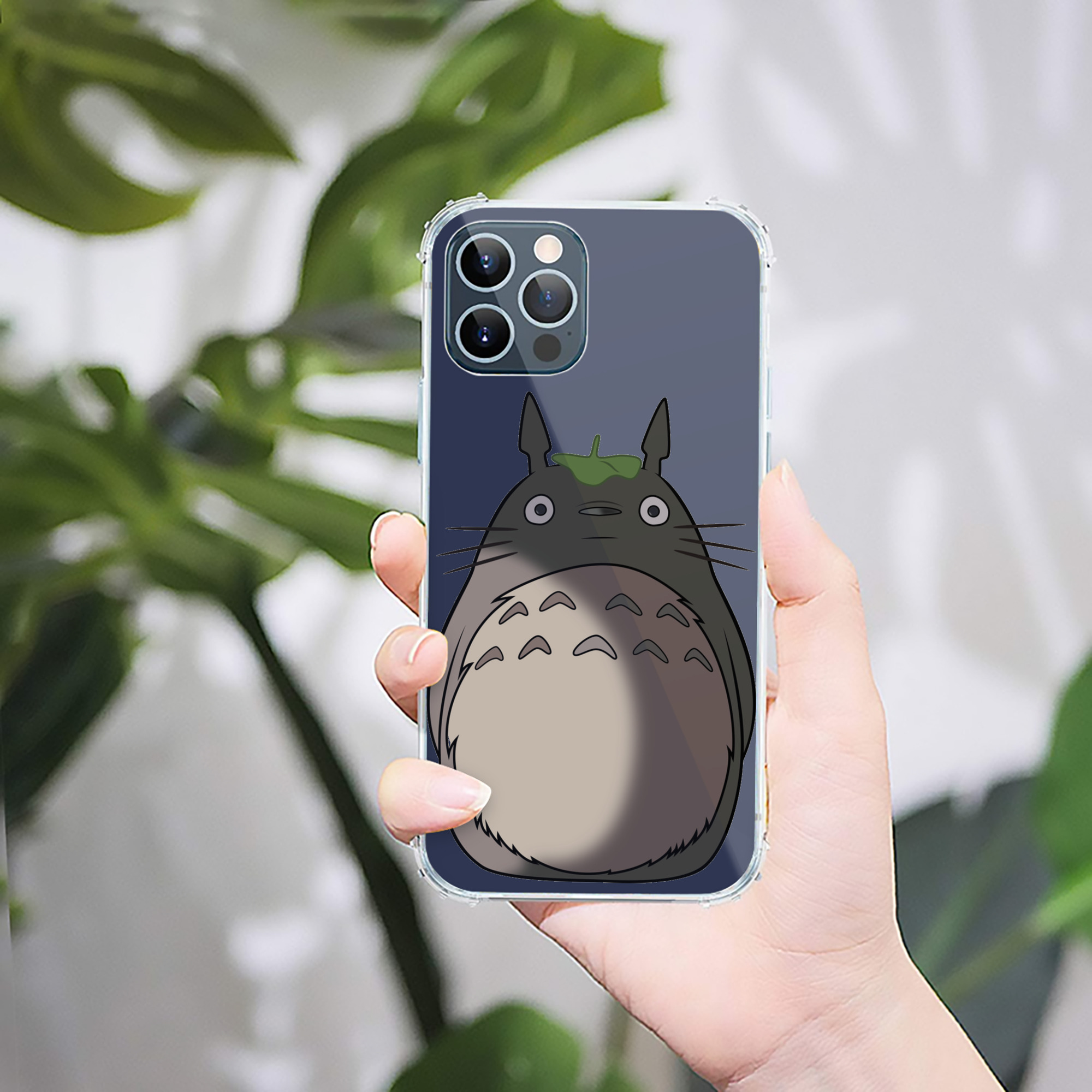 （画像用） となりのトトロ 草壁メイ 草壁サツキ My Neighbor Totoro Satsuki Kusakabe Mei Kusakabe 【iPhone 12シリーズ対応】透明スマホケース（クリアソフトケース）